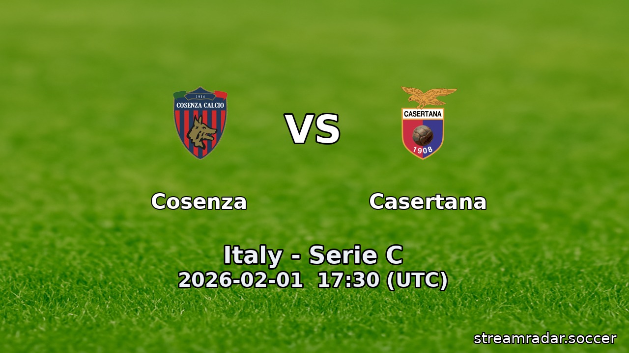 Cosenza vs Casertana