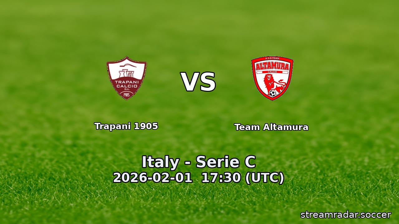 Trapani 1905 vs Team Altamura