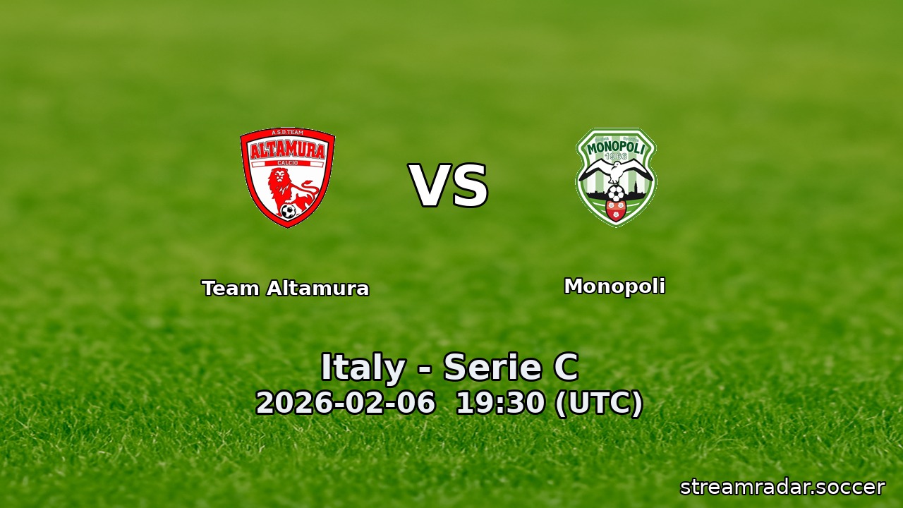 Team Altamura vs Monopoli