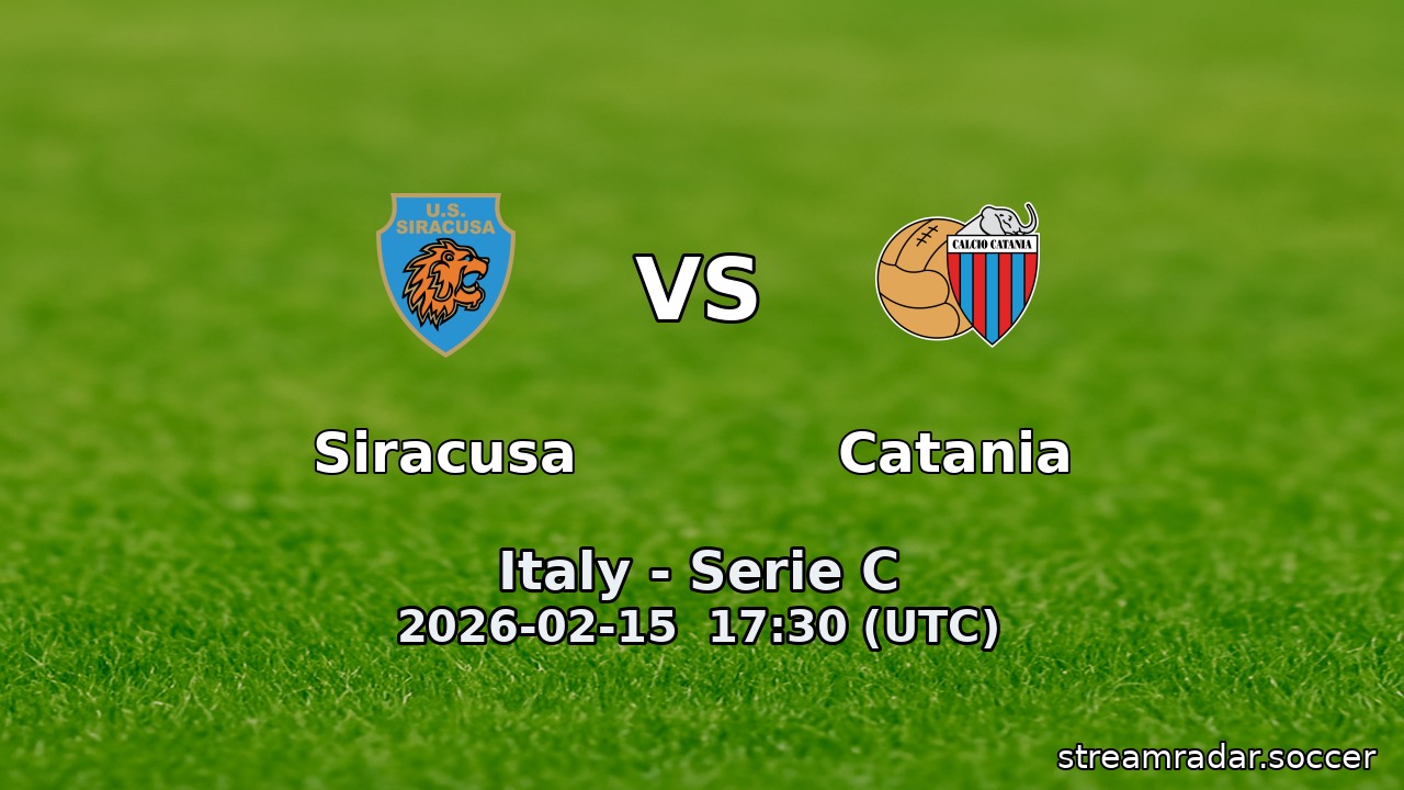 Siracusa vs Catania