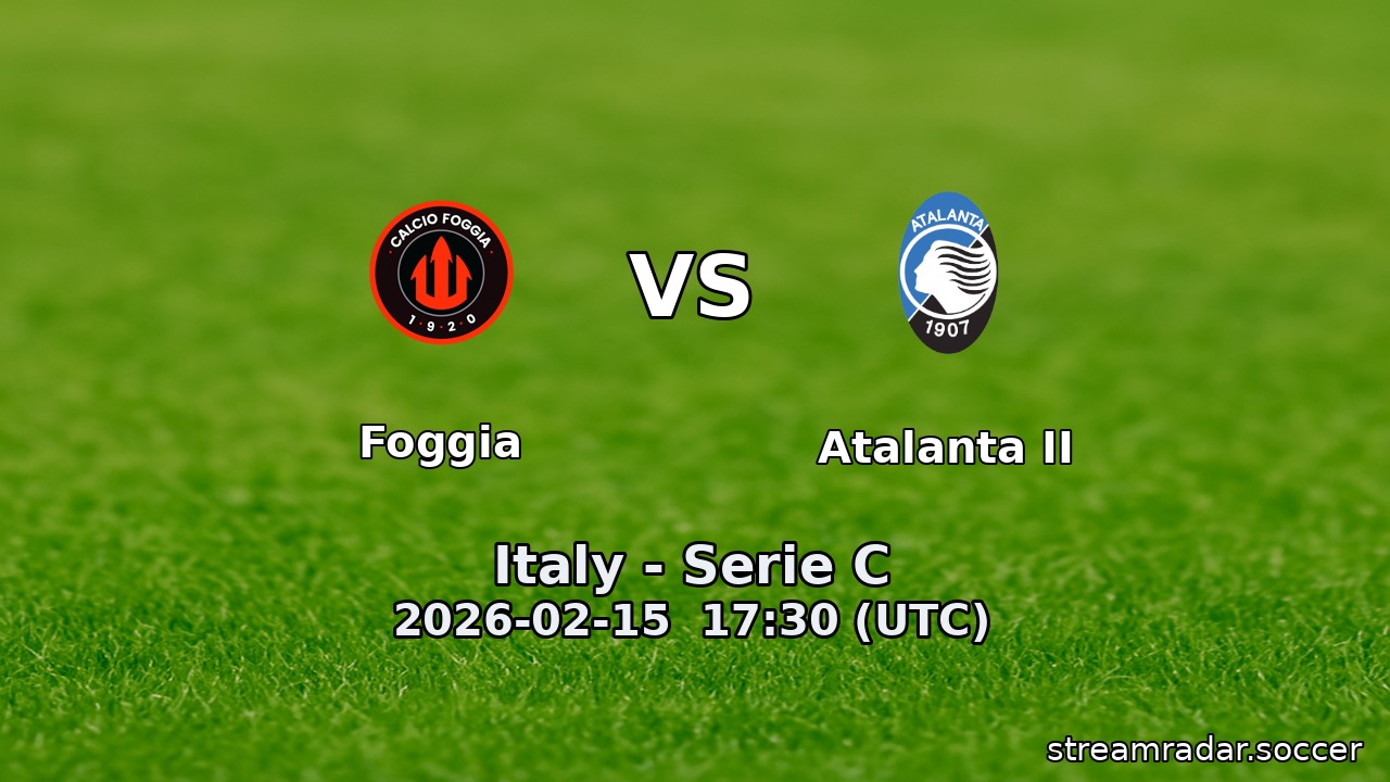Foggia vs Atalanta II