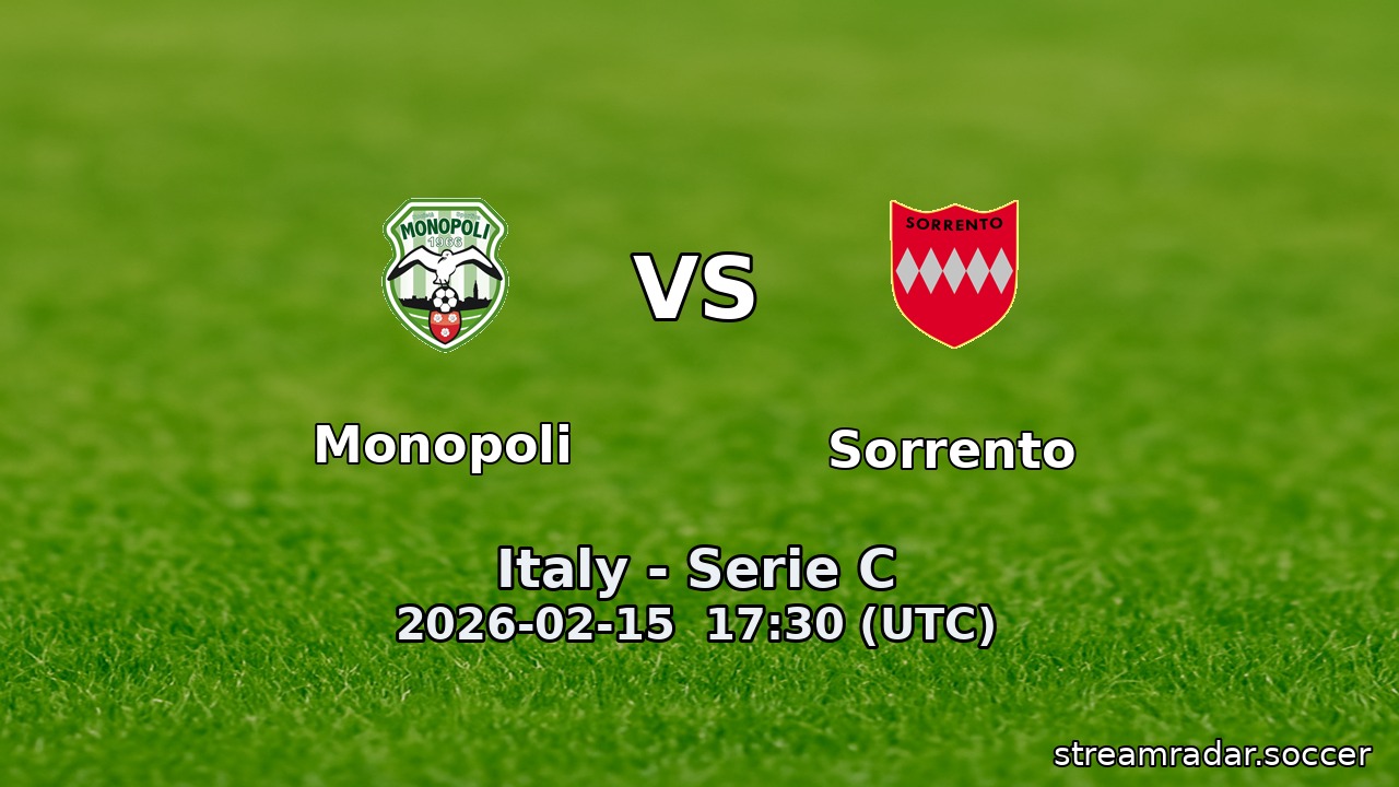 Monopoli vs Sorrento