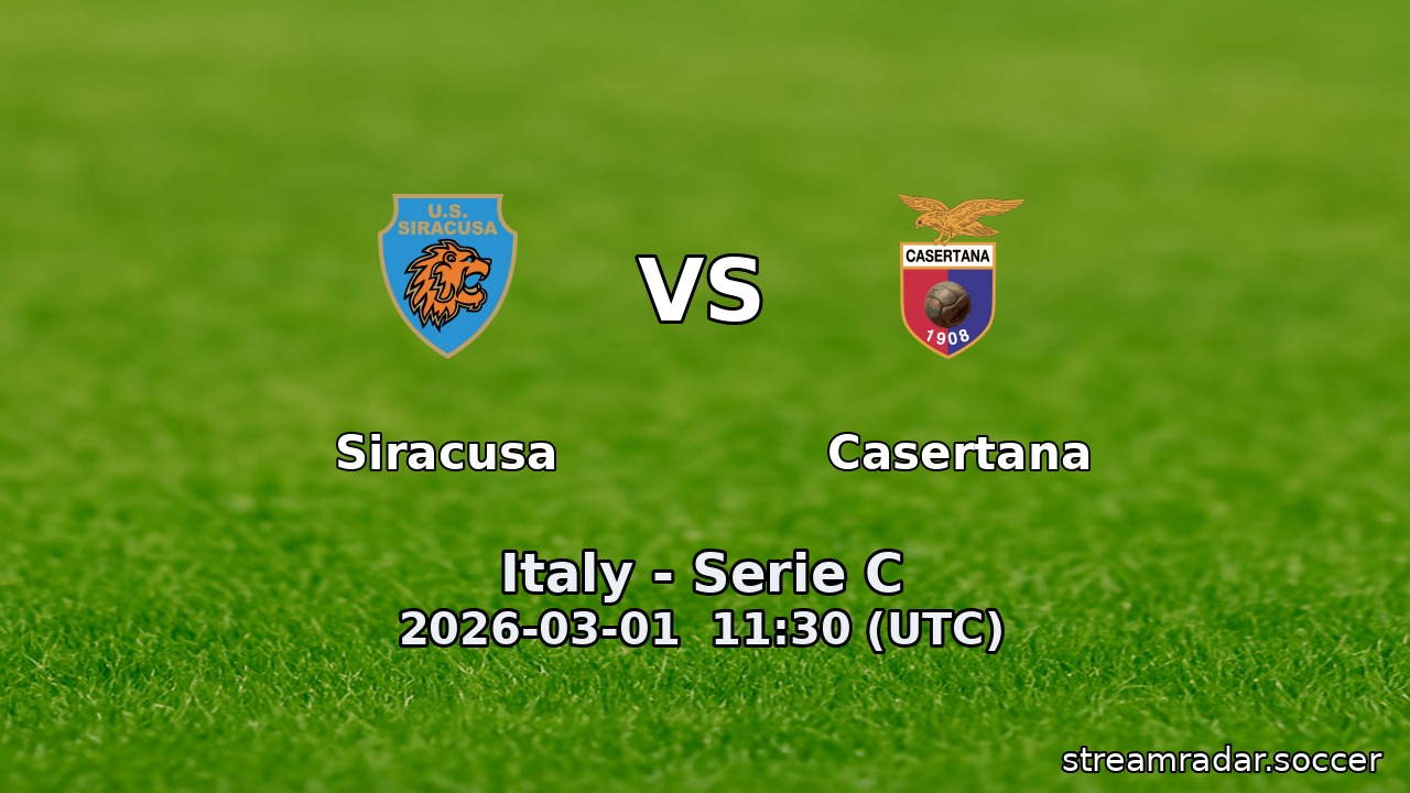 Siracusa vs Casertana