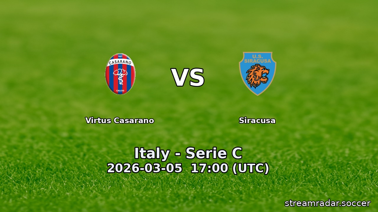 Virtus Casarano vs Siracusa