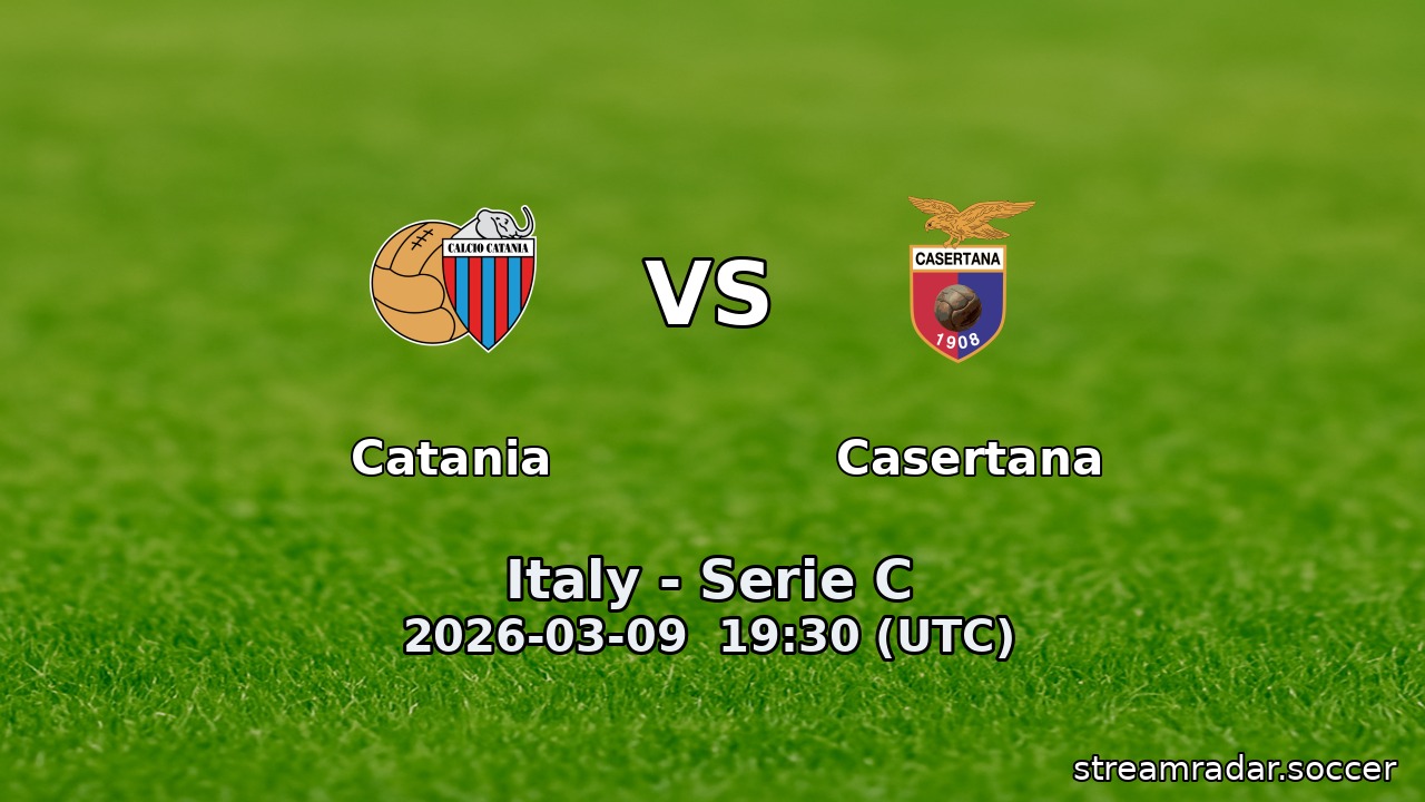 Catania vs Casertana