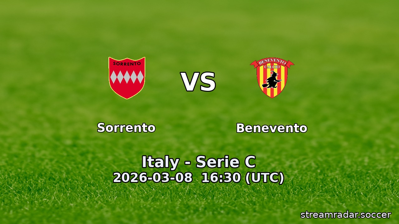 Sorrento vs Benevento