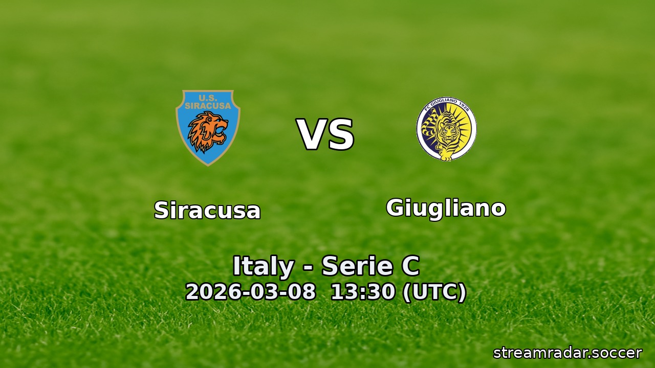Siracusa vs Giugliano