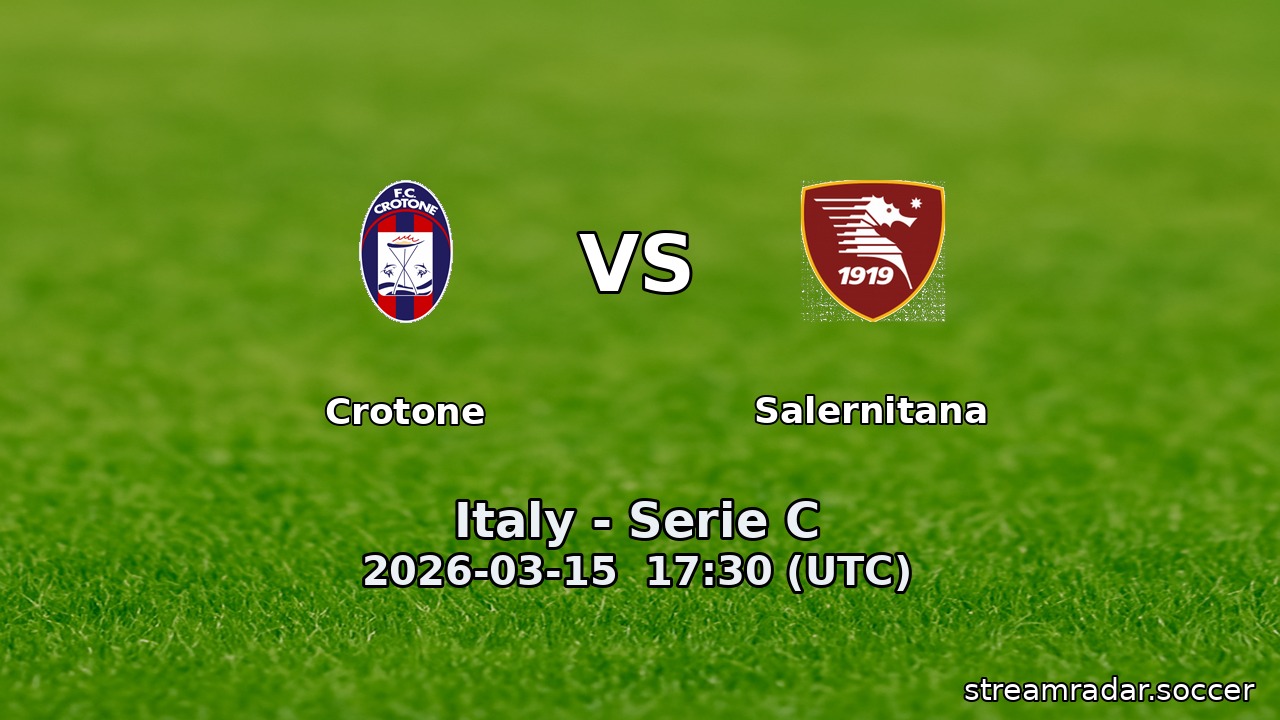 Crotone vs Salernitana