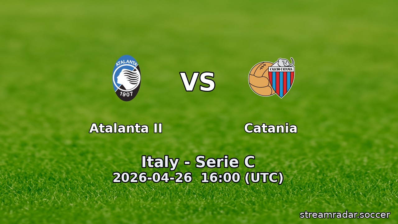 Atalanta II vs Catania