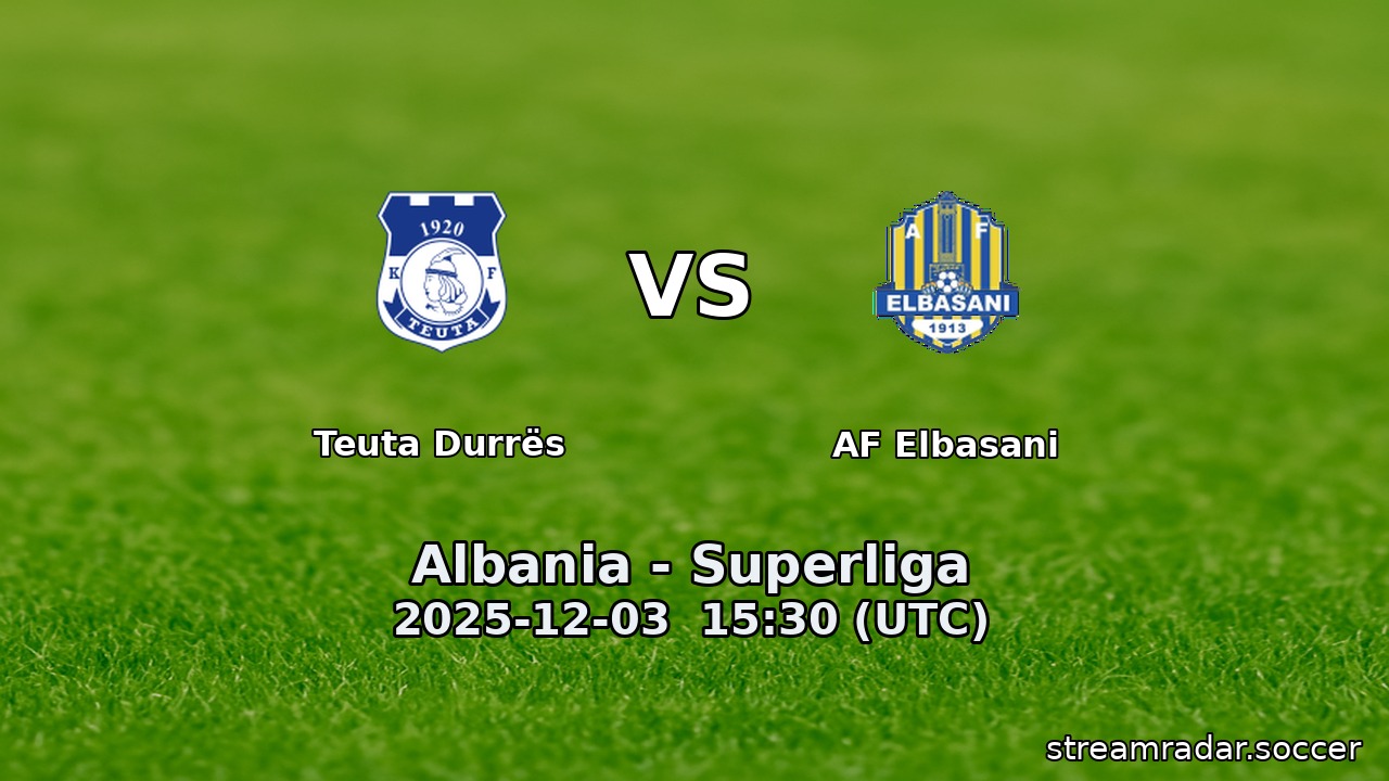 Teuta Durrës vs AF Elbasani
