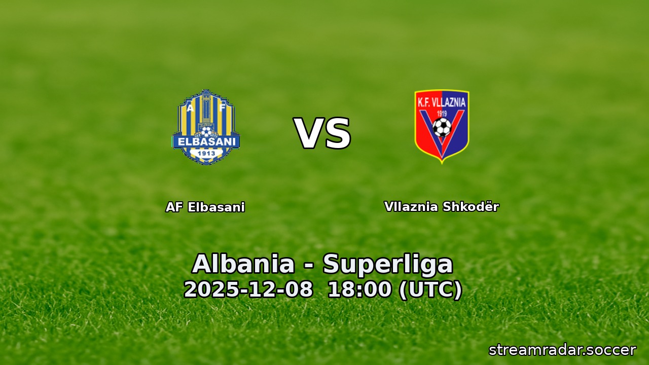 AF Elbasani vs Vllaznia Shkodër