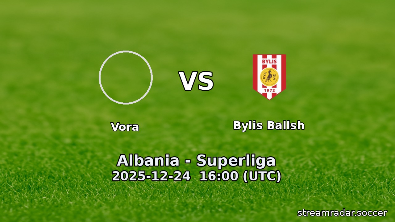 Vora vs Bylis Ballsh