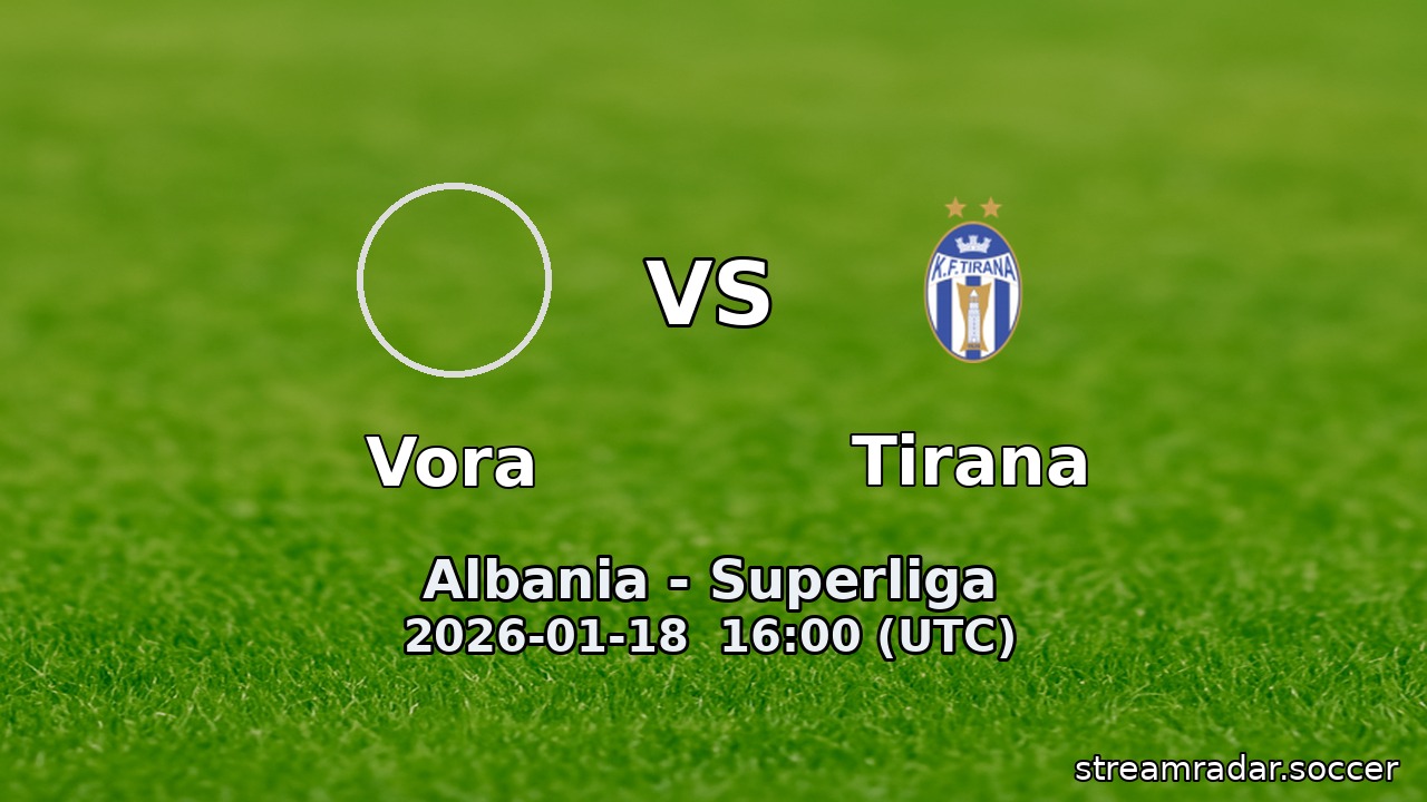 Vora vs Tirana