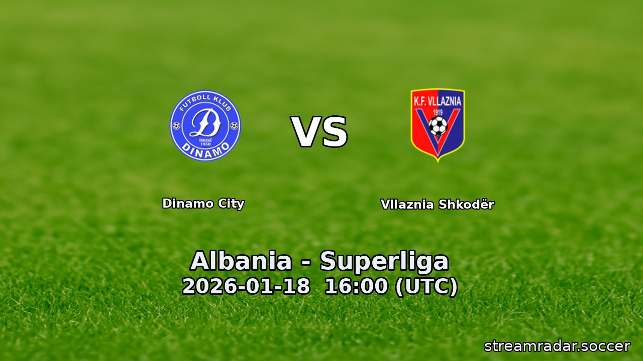 Dinamo City vs Vllaznia Shkodër