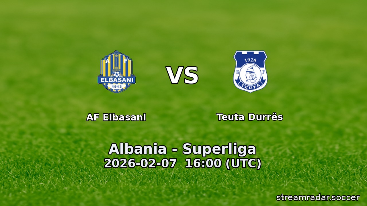 AF Elbasani vs Teuta Durrës