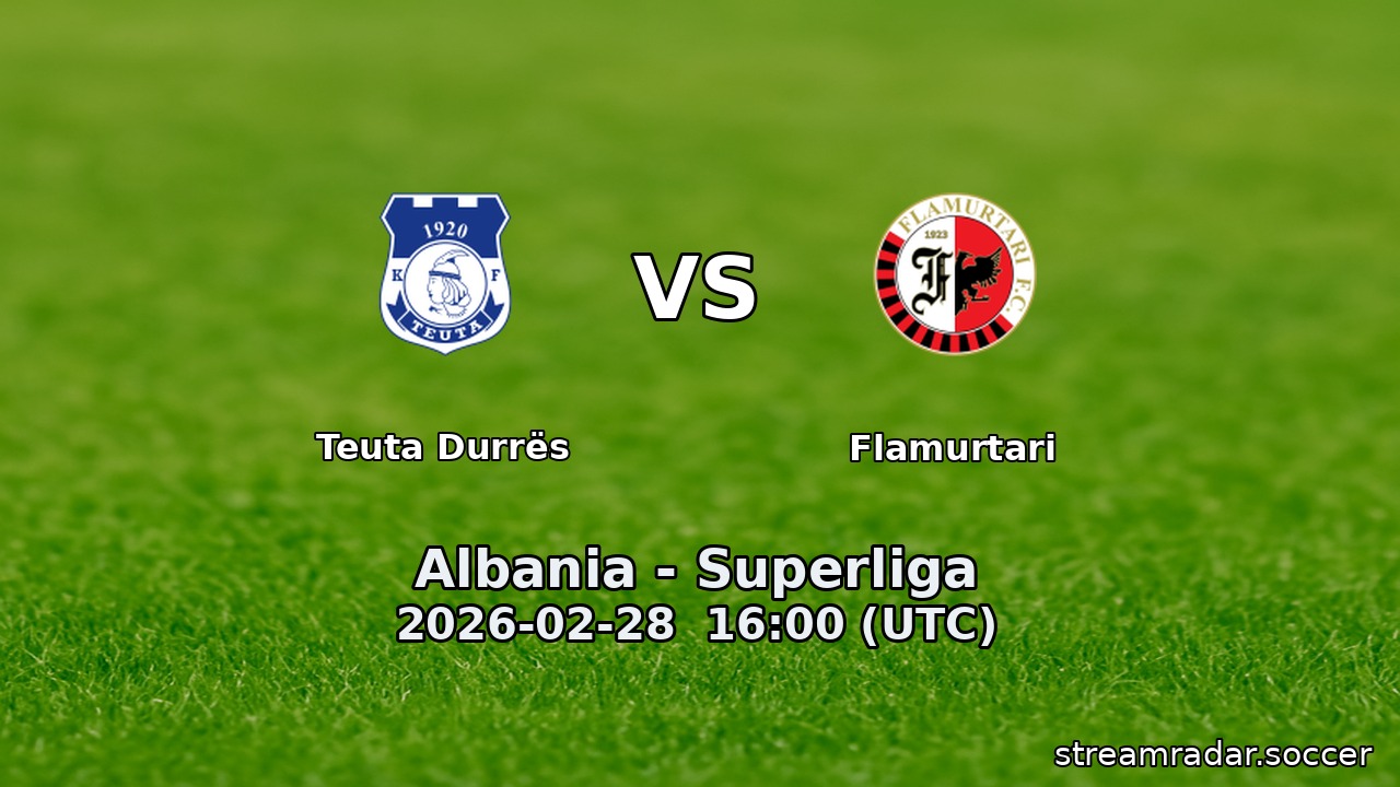 Teuta Durrës vs Flamurtari