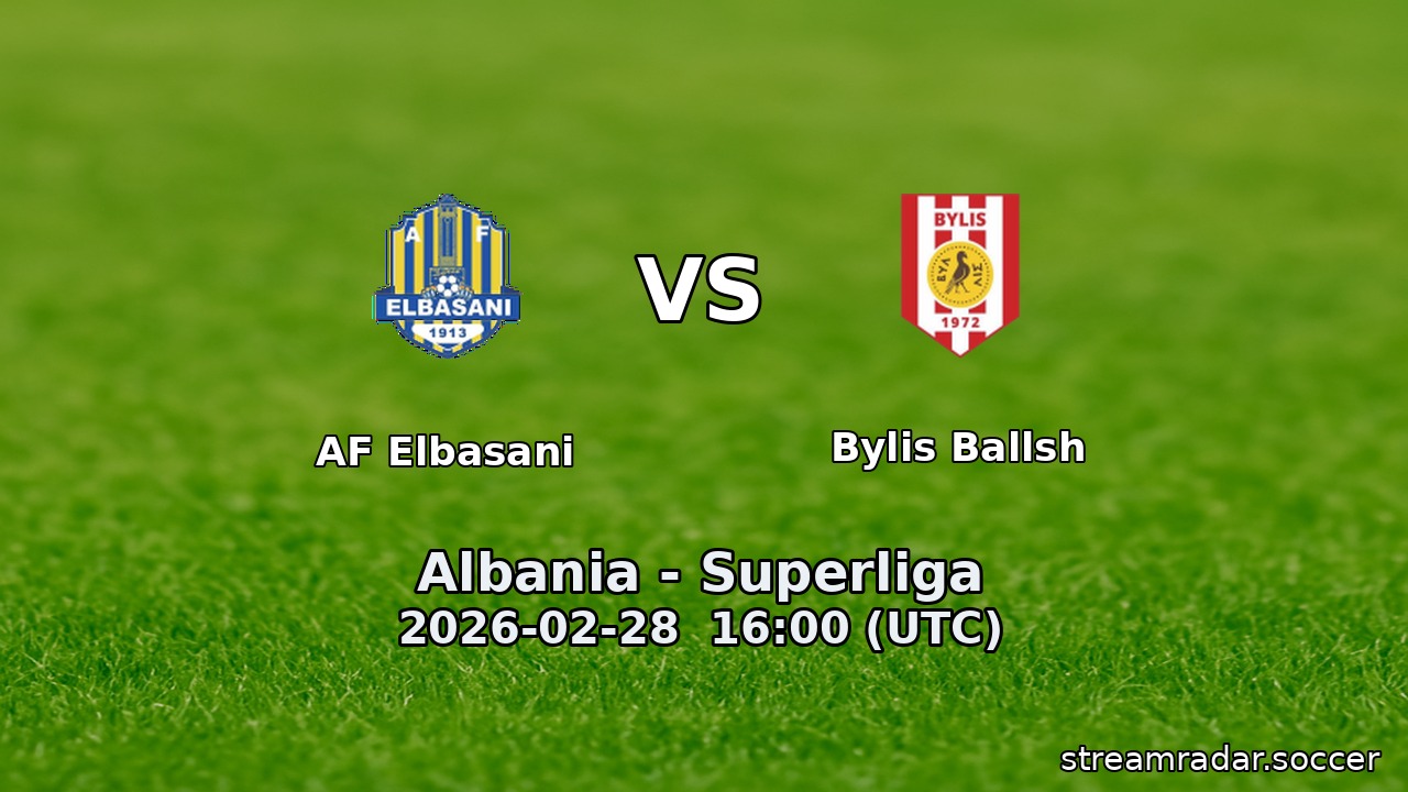 AF Elbasani vs Bylis Ballsh