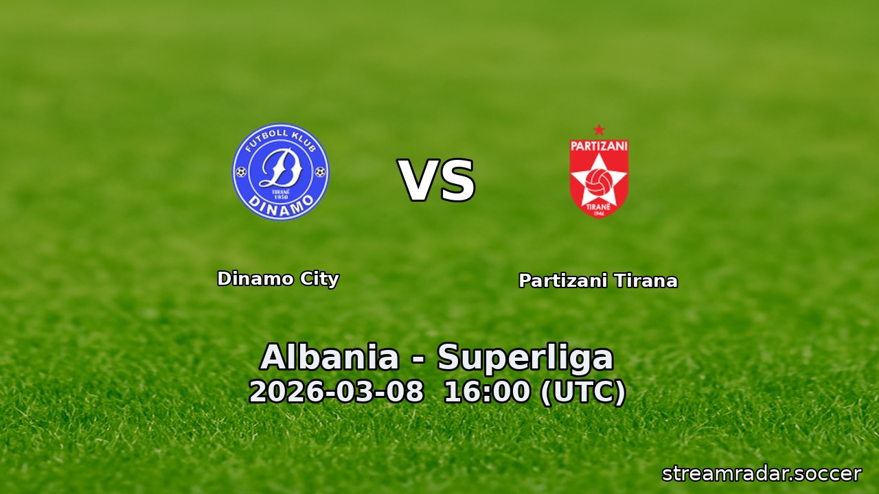 Dinamo City vs Partizani Tirana