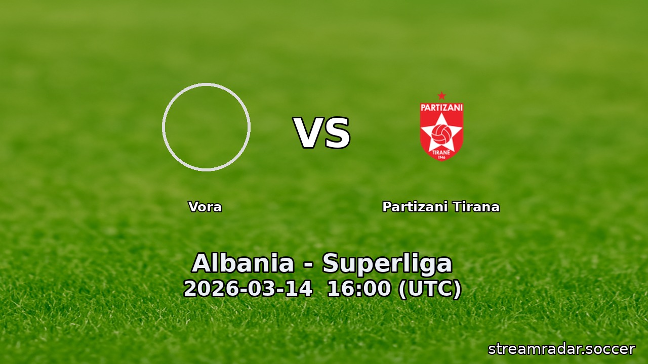 Vora vs Partizani Tirana