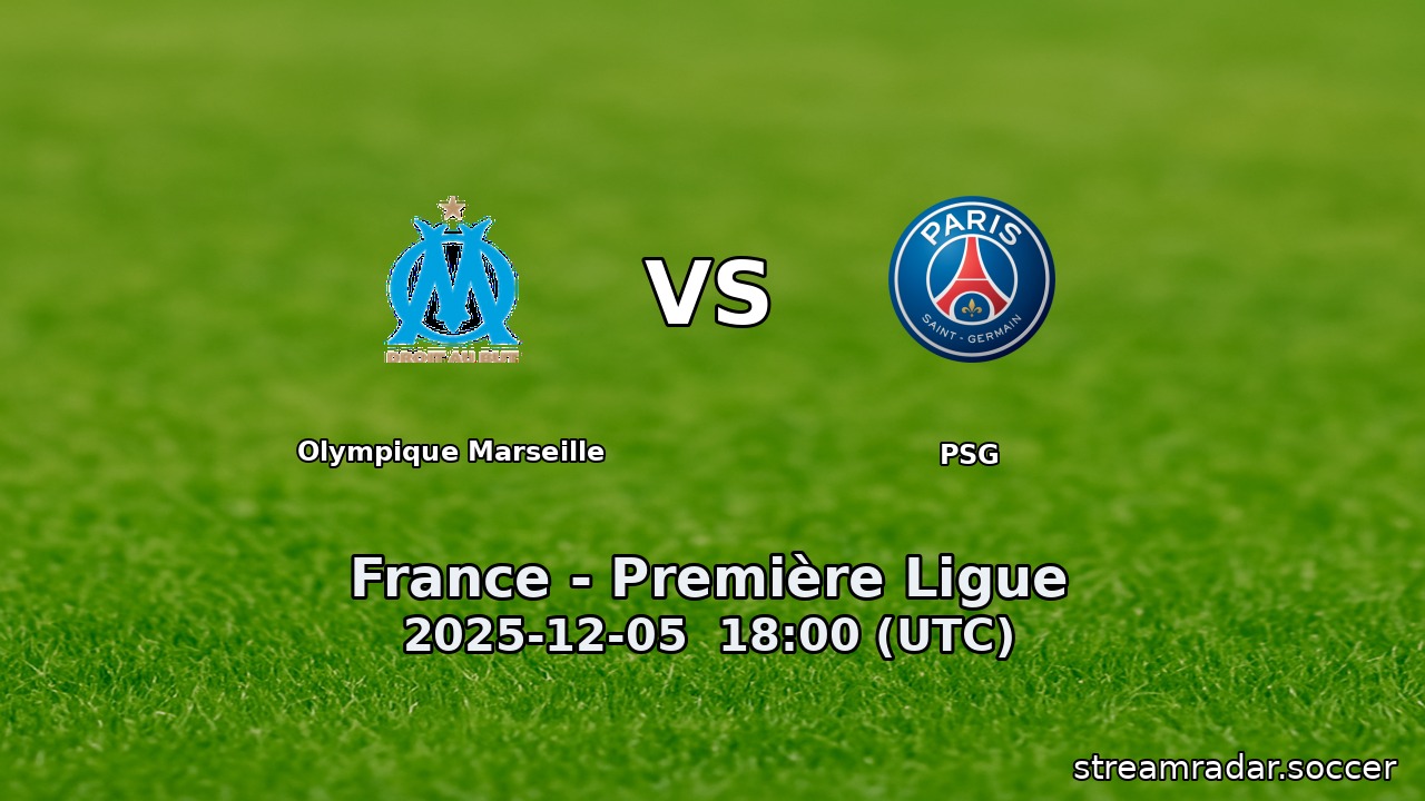 Olympique Marseille vs PSG