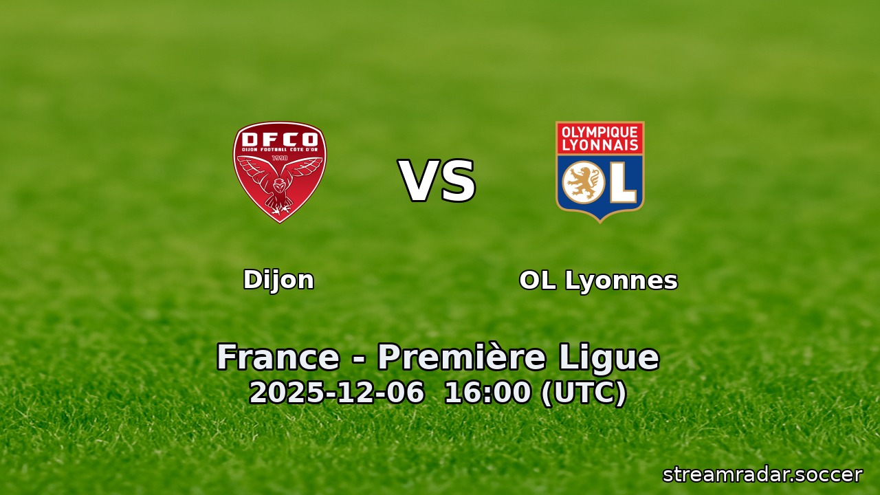 Dijon vs OL Lyonnes