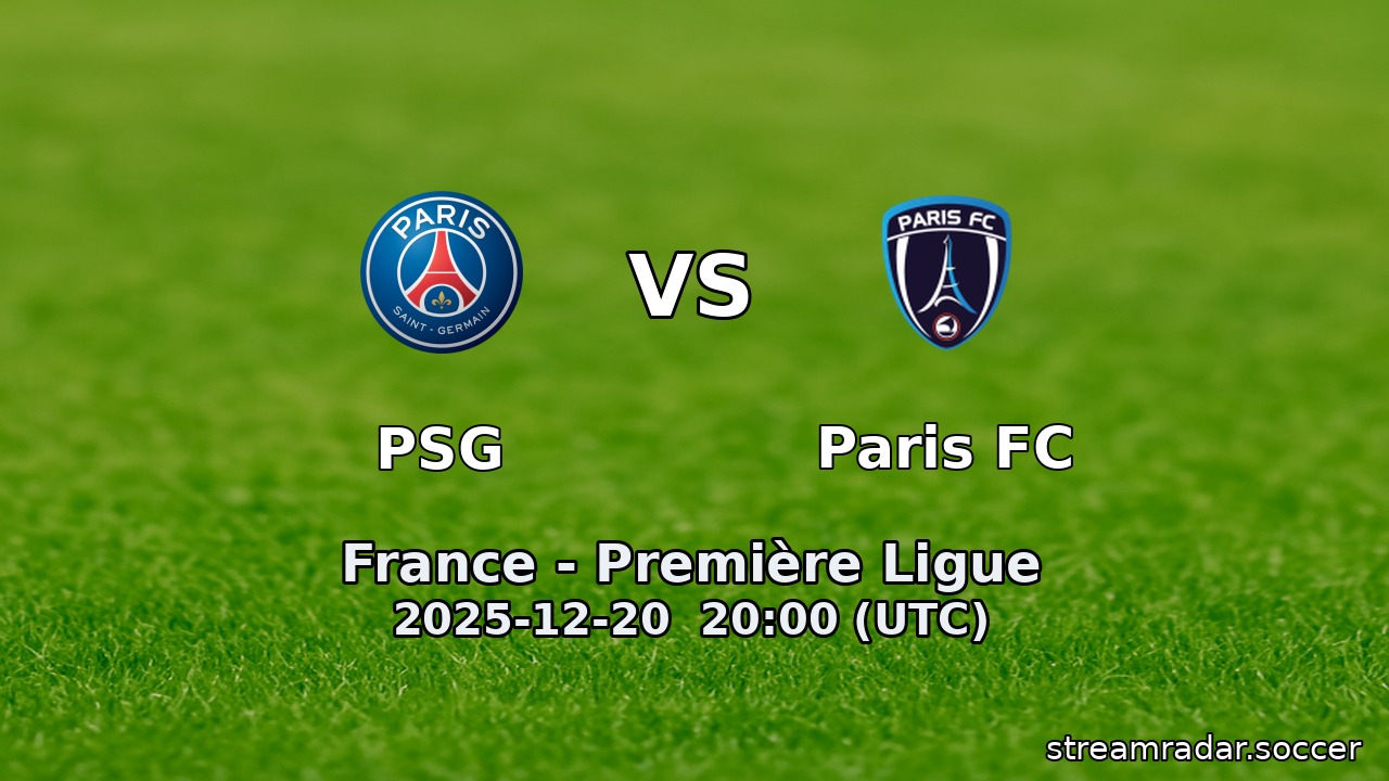 PSG vs Paris FC