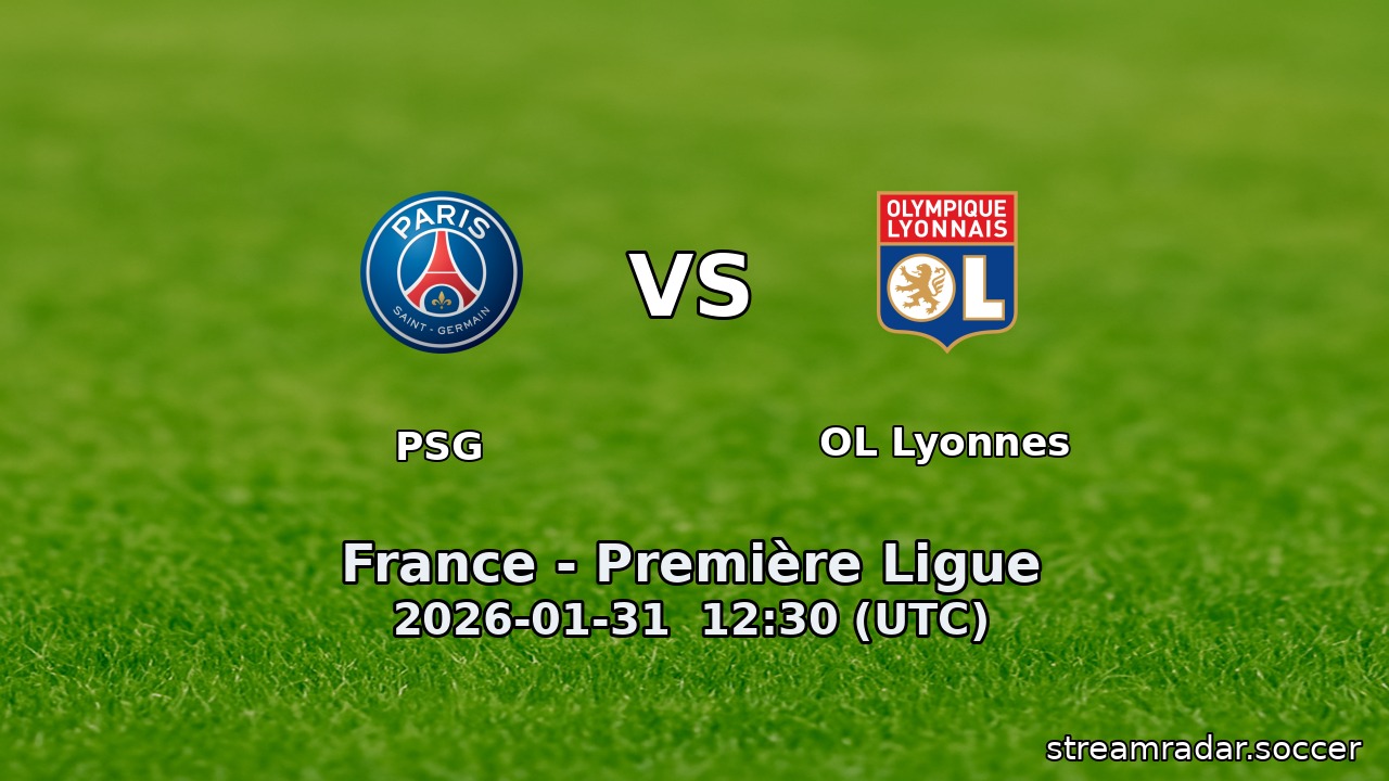 PSG vs OL Lyonnes