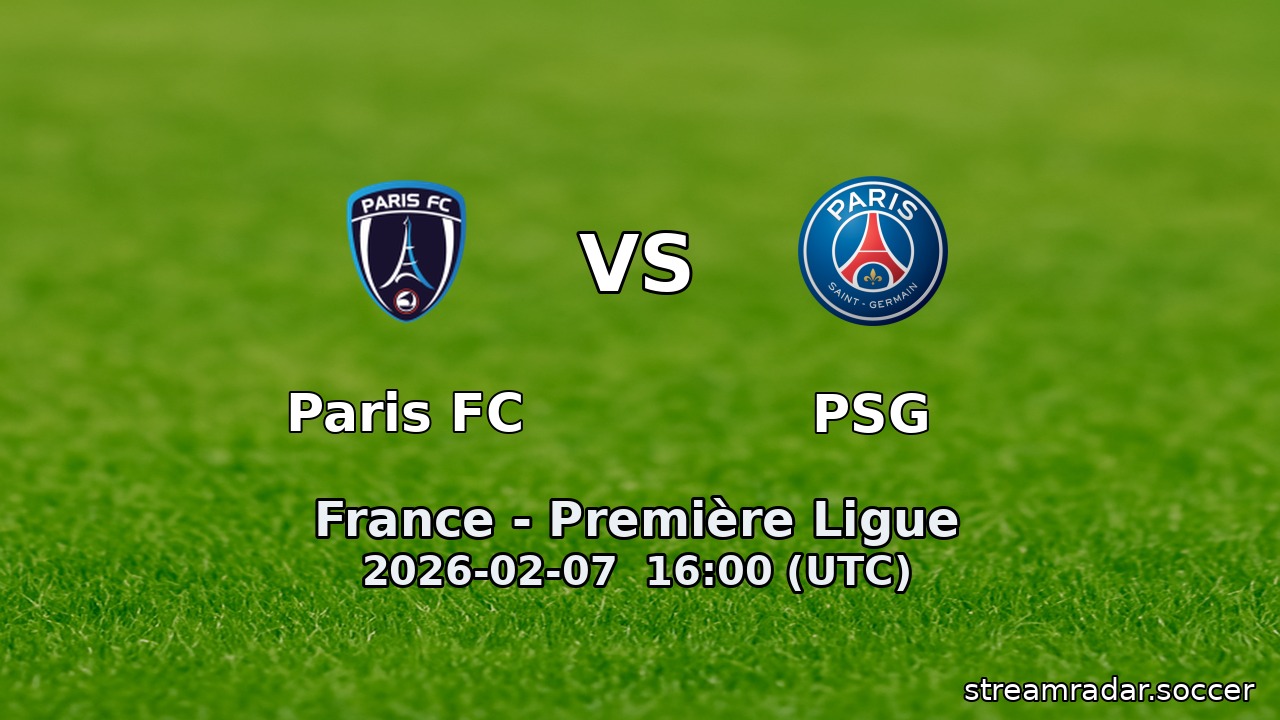 Paris FC vs PSG