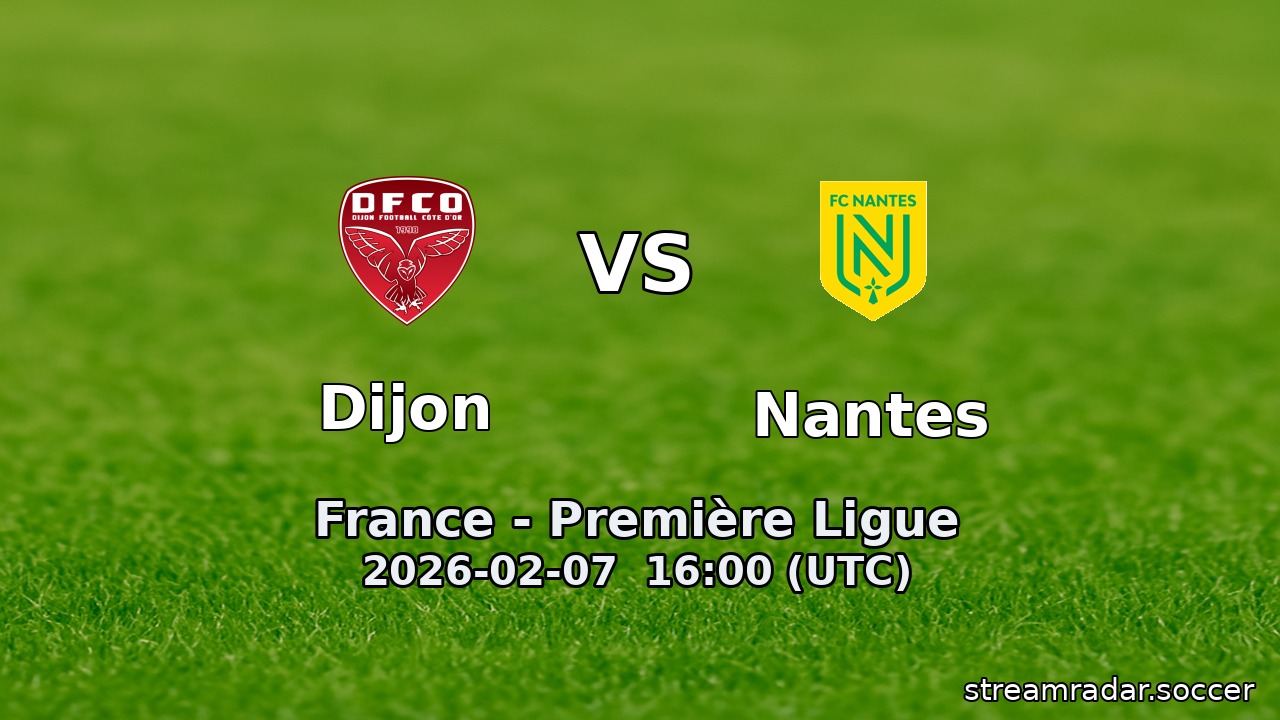 Dijon vs Nantes