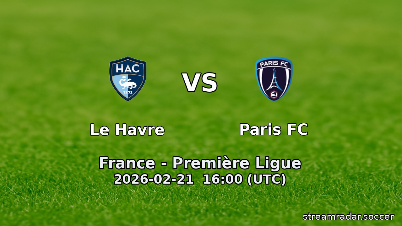 Le Havre vs Paris FC