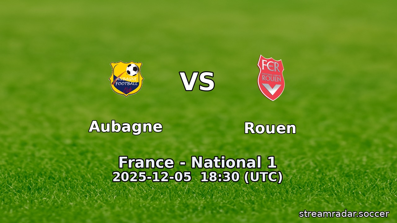 Aubagne vs Rouen