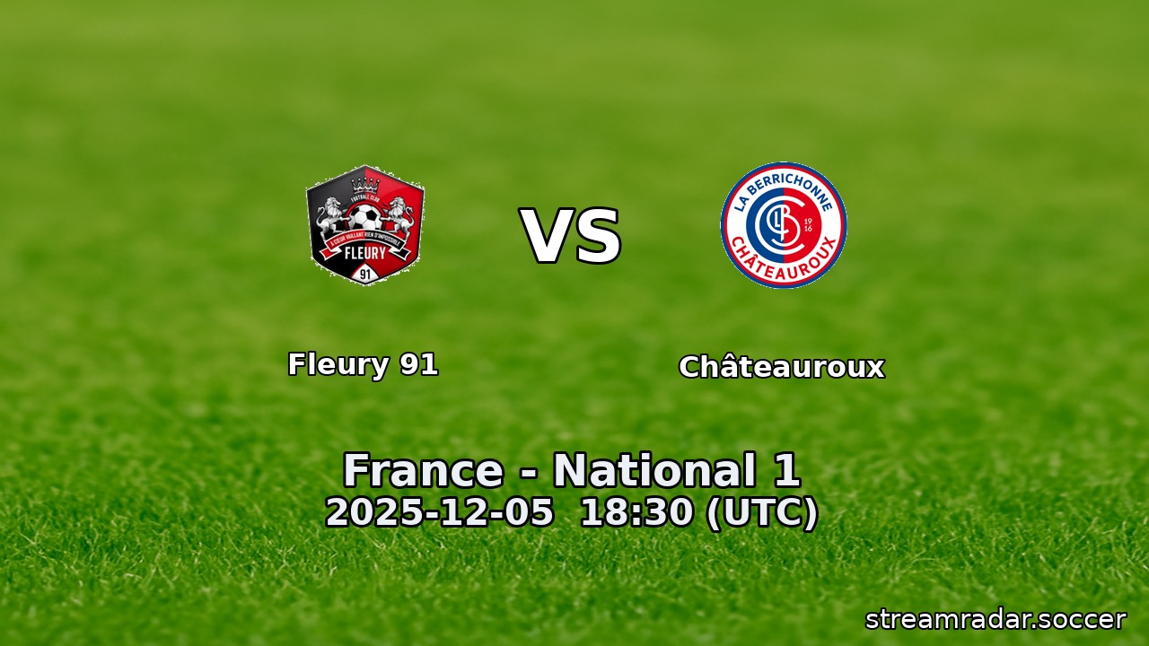 Fleury 91 vs Châteauroux