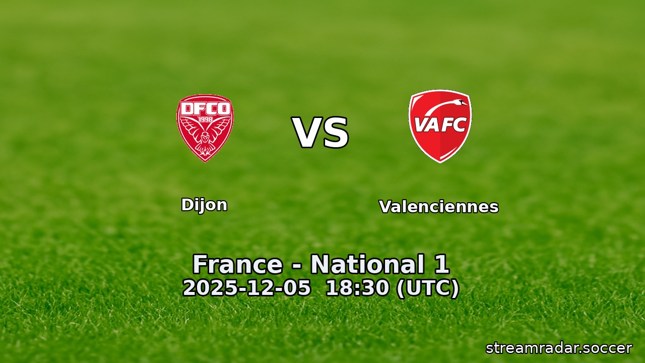 Dijon vs Valenciennes