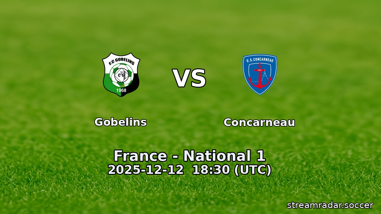Gobelins vs Concarneau