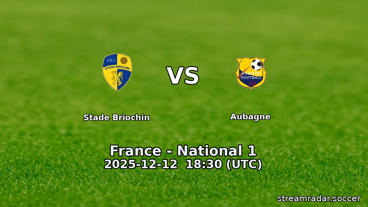 Stade Briochin vs Aubagne