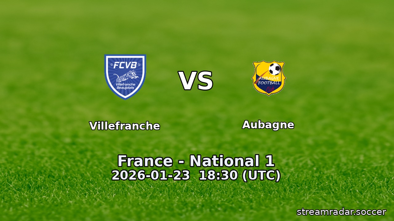 Villefranche vs Aubagne