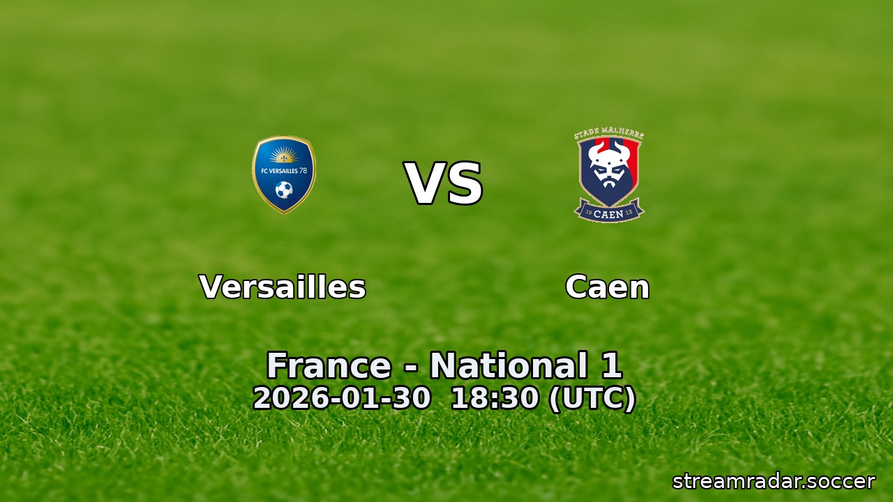 Versailles vs Caen