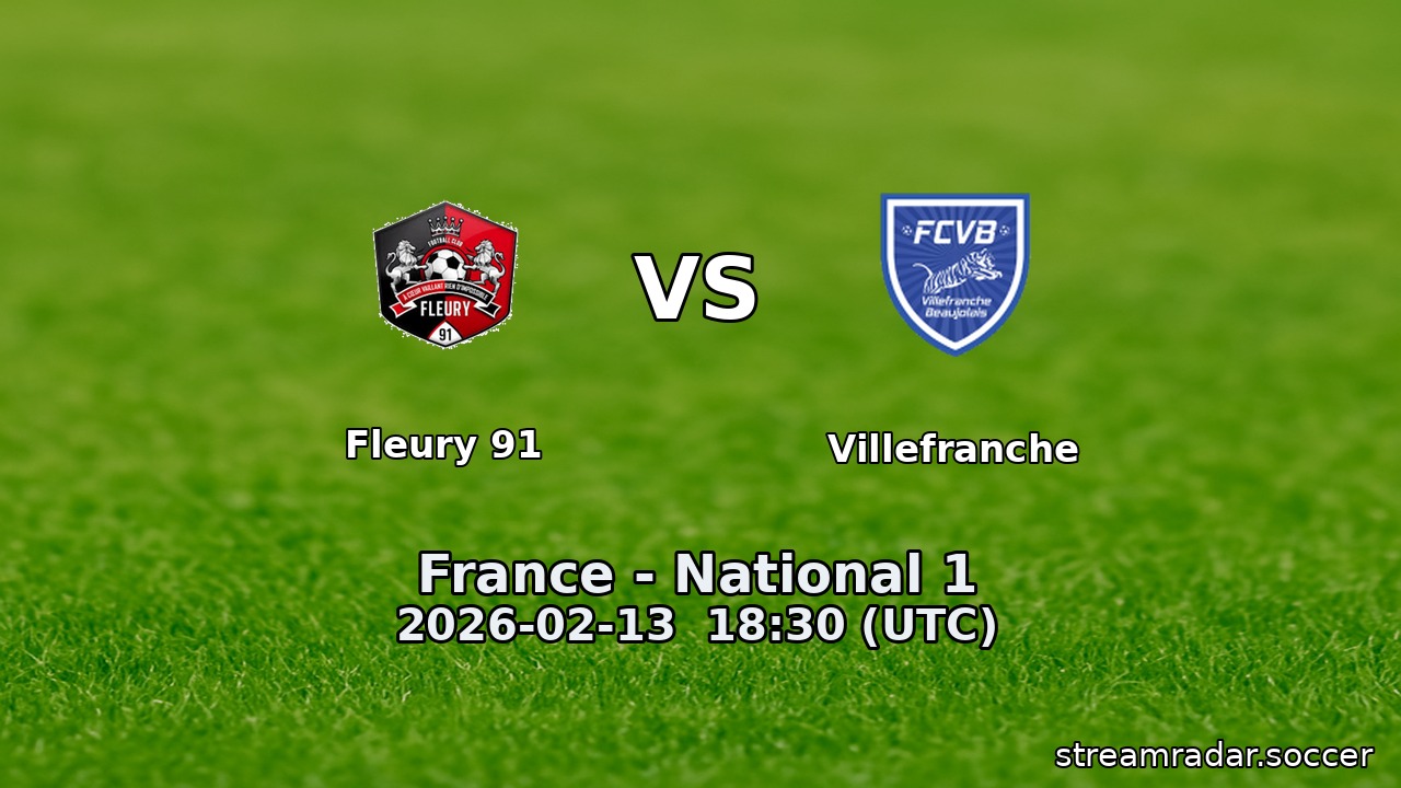 Fleury 91 vs Villefranche