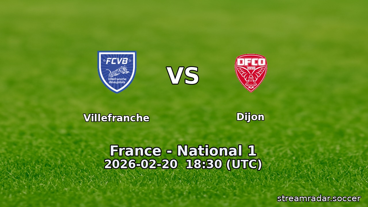 Villefranche vs Dijon