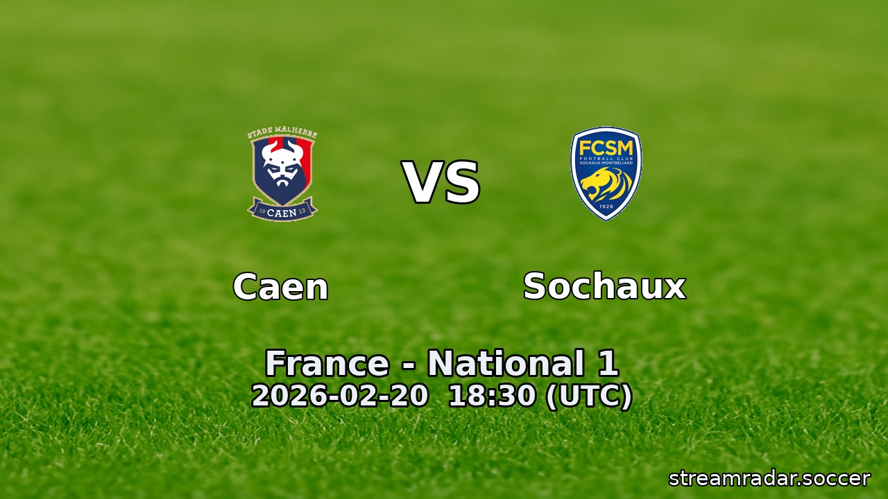 Caen vs Sochaux