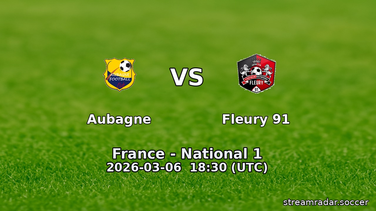Aubagne vs Fleury 91