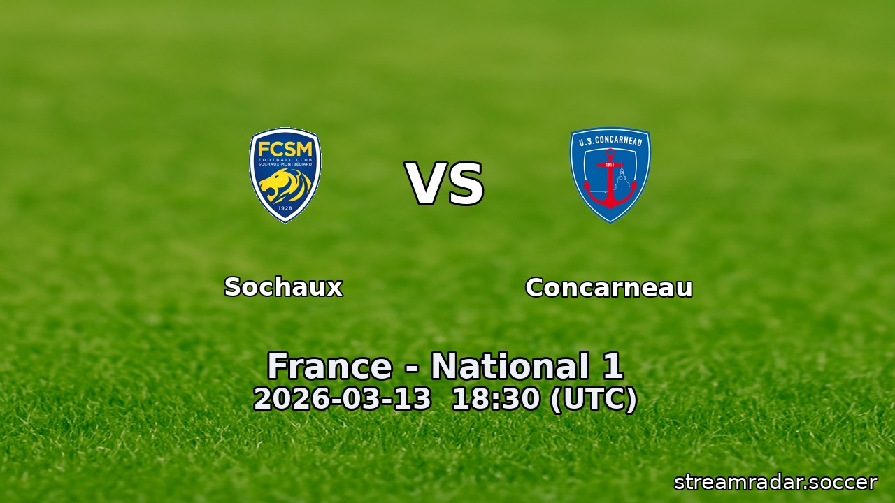 Sochaux vs Concarneau