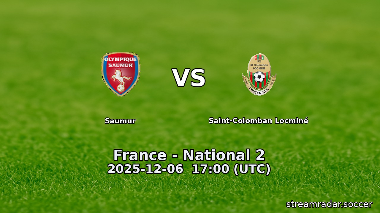 Saumur vs Saint-Colomban Locminé