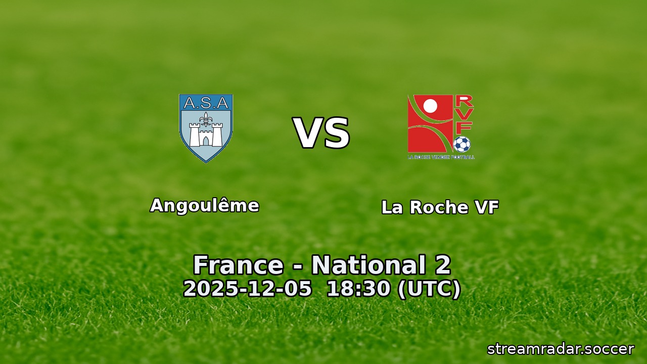 Angoulême vs La Roche VF
