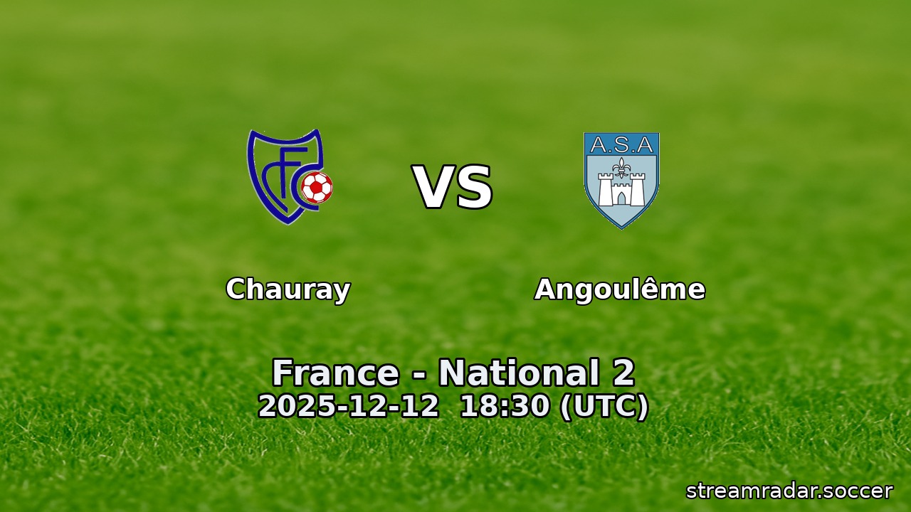 Chauray vs Angoulême