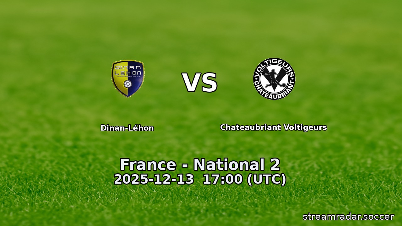 Dinan-Léhon vs Chateaubriant Voltigeurs