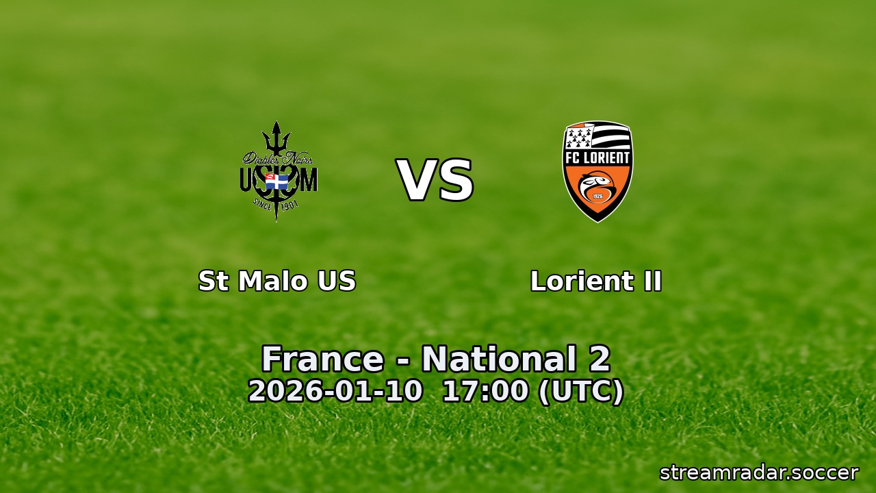 St Malo US vs Lorient II
