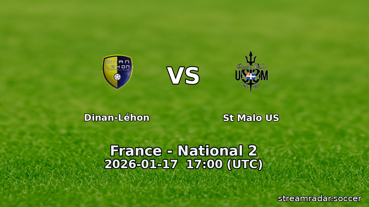 Dinan-Léhon vs St Malo US