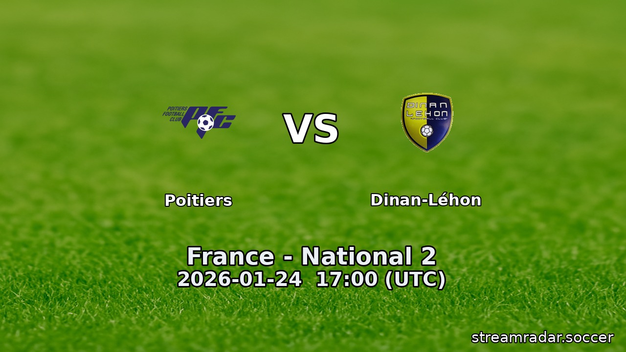 Poitiers vs Dinan-Léhon