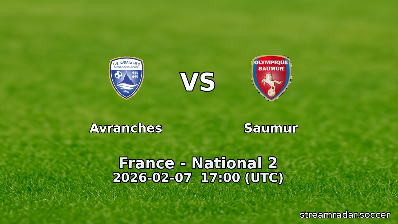 Avranches vs Saumur